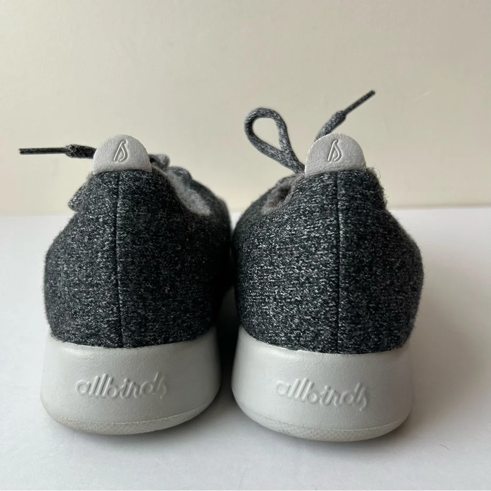 Allbirds Women's Wool Runners Natural Grey with Light Grey Sole 10